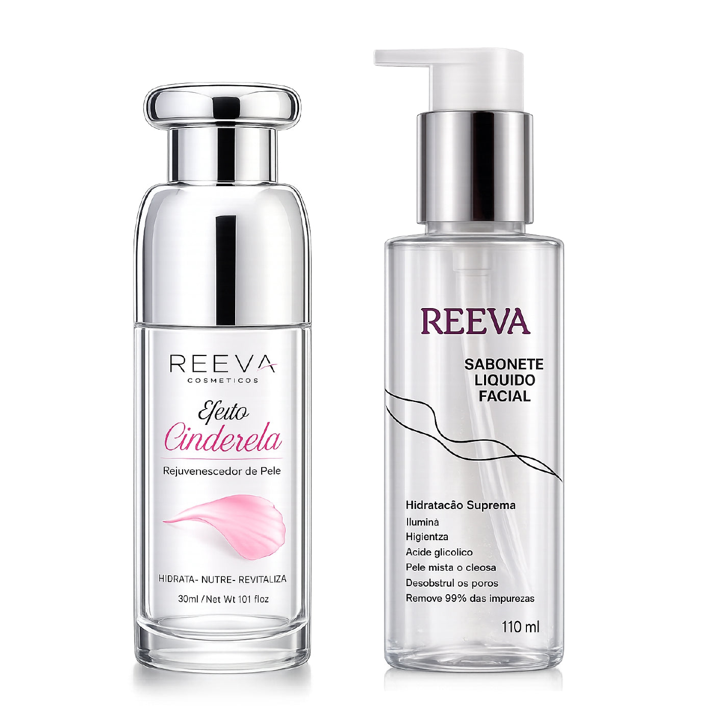 Reeva Kit Efeito Cinderela + Sabonete Líquido